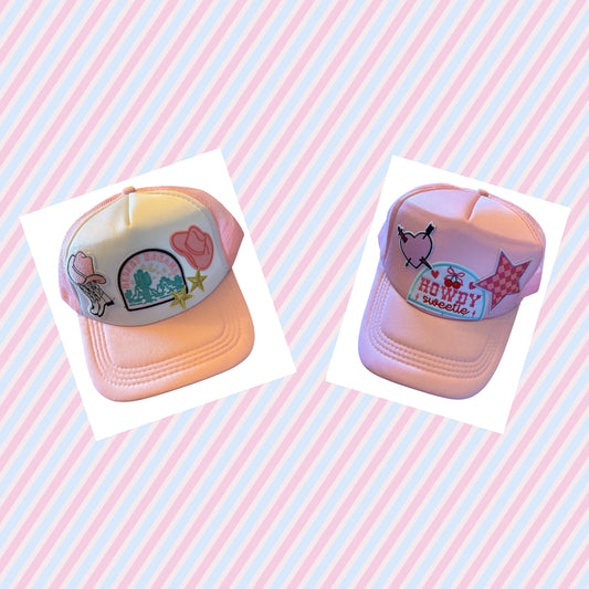 Pink Cowboy Trucker Hats