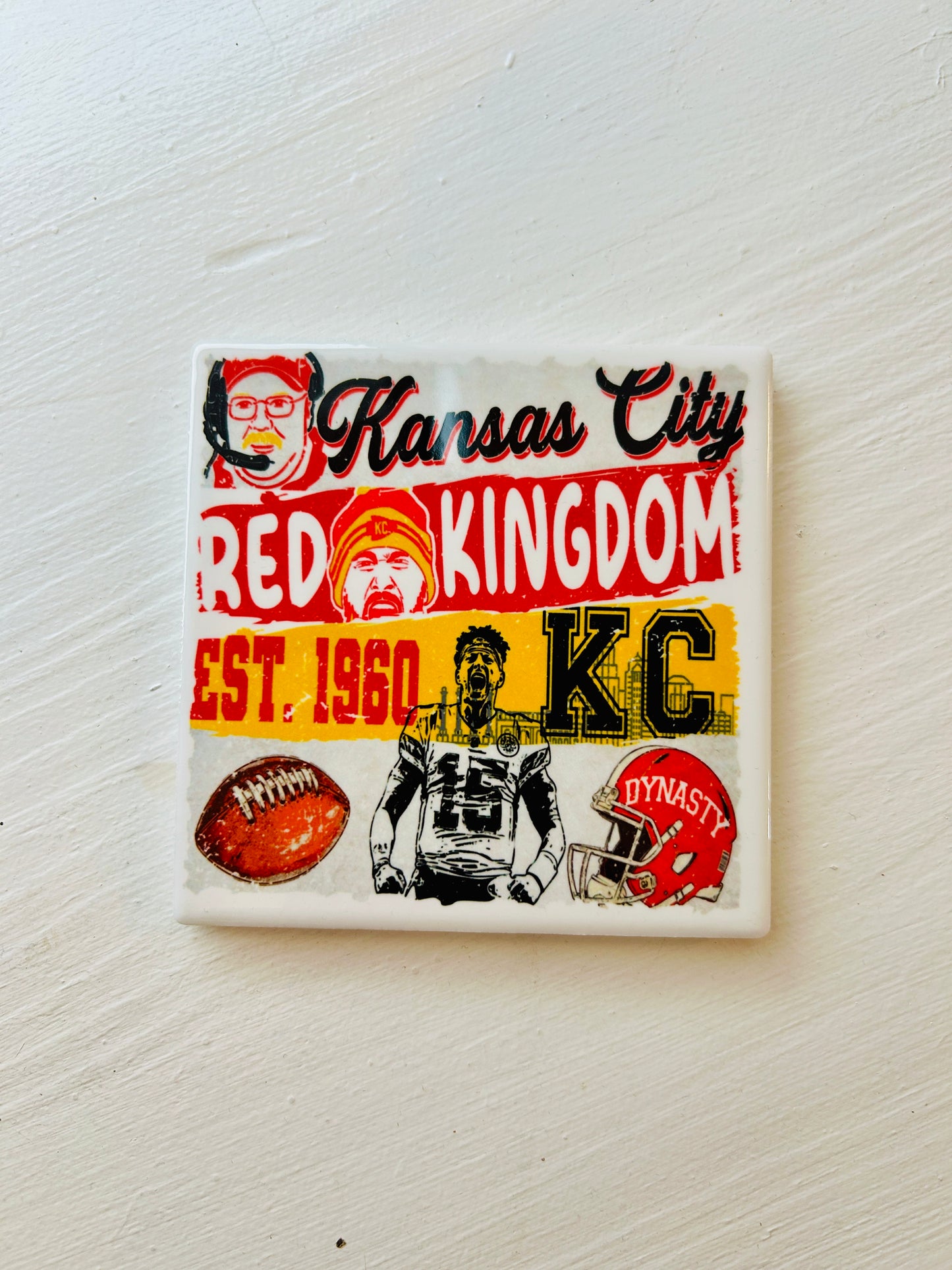 KC Chiefs  Ceramic Coaster