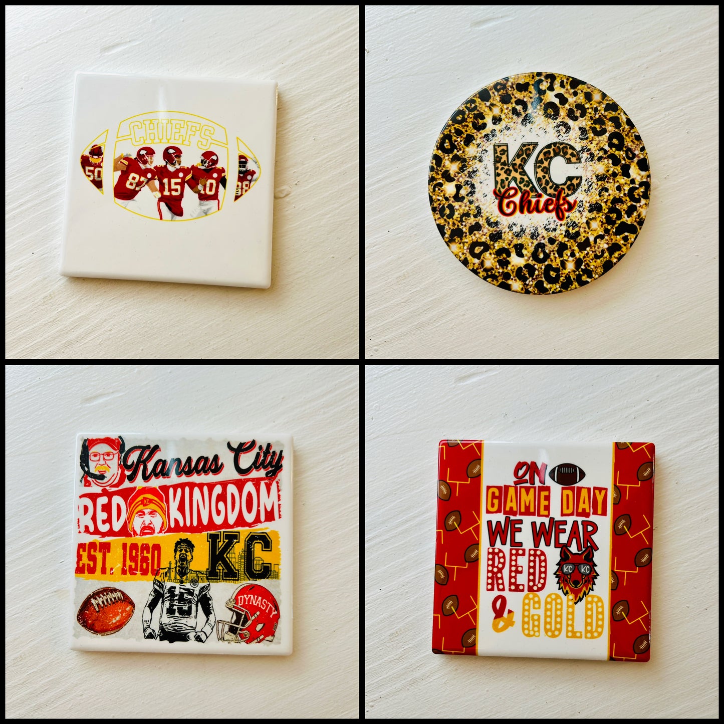 KC Chiefs  Ceramic Coaster