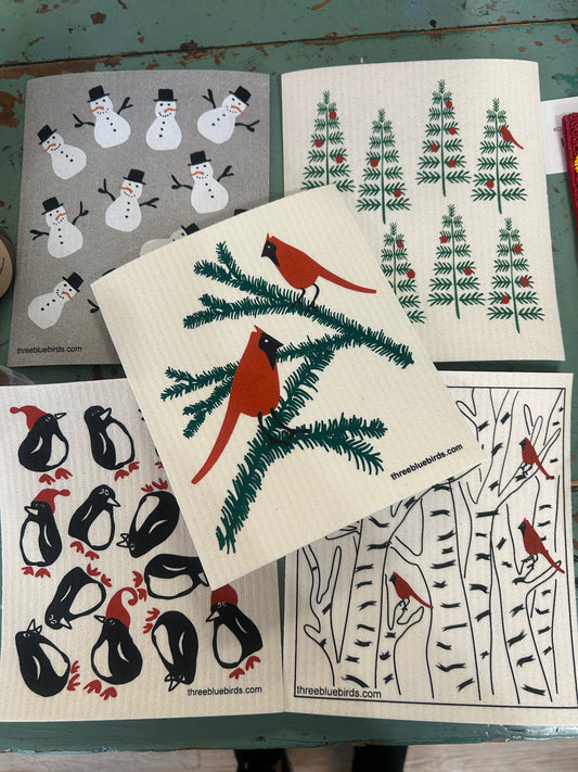 Christmas Swedish Dishcloths