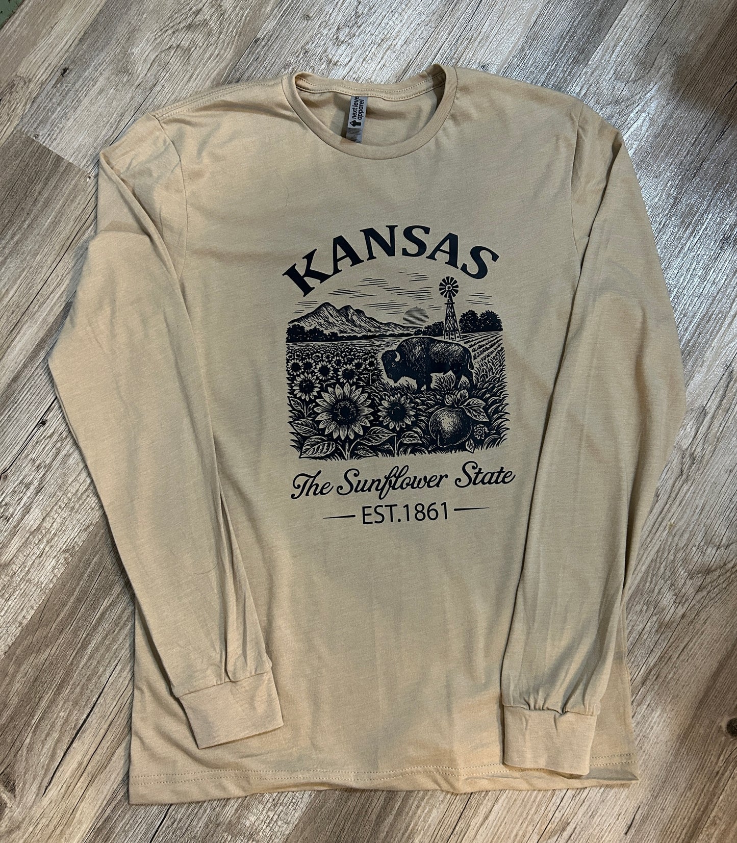 Kansas  Long Sleeve Tee