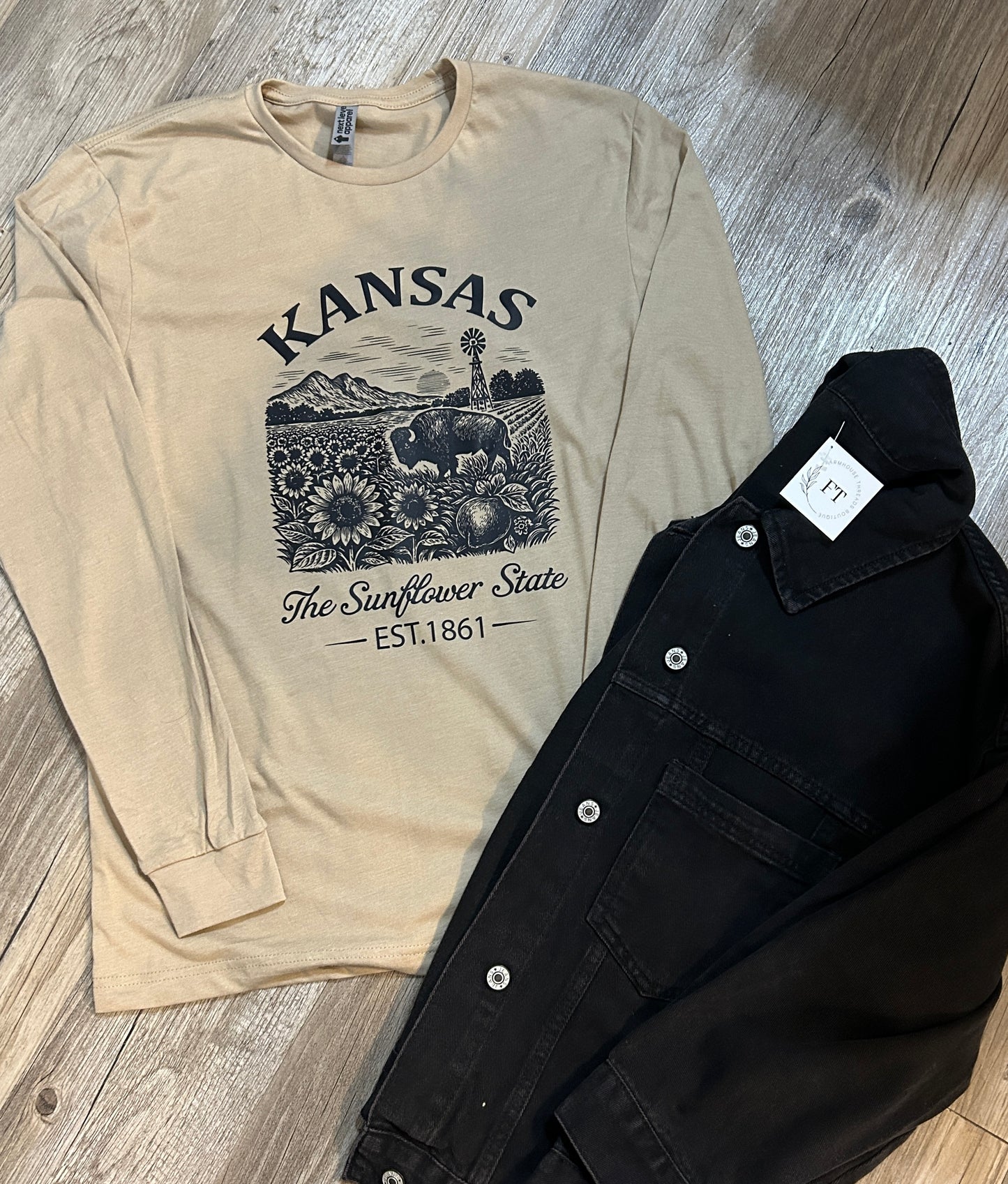 Kansas  Long Sleeve Tee
