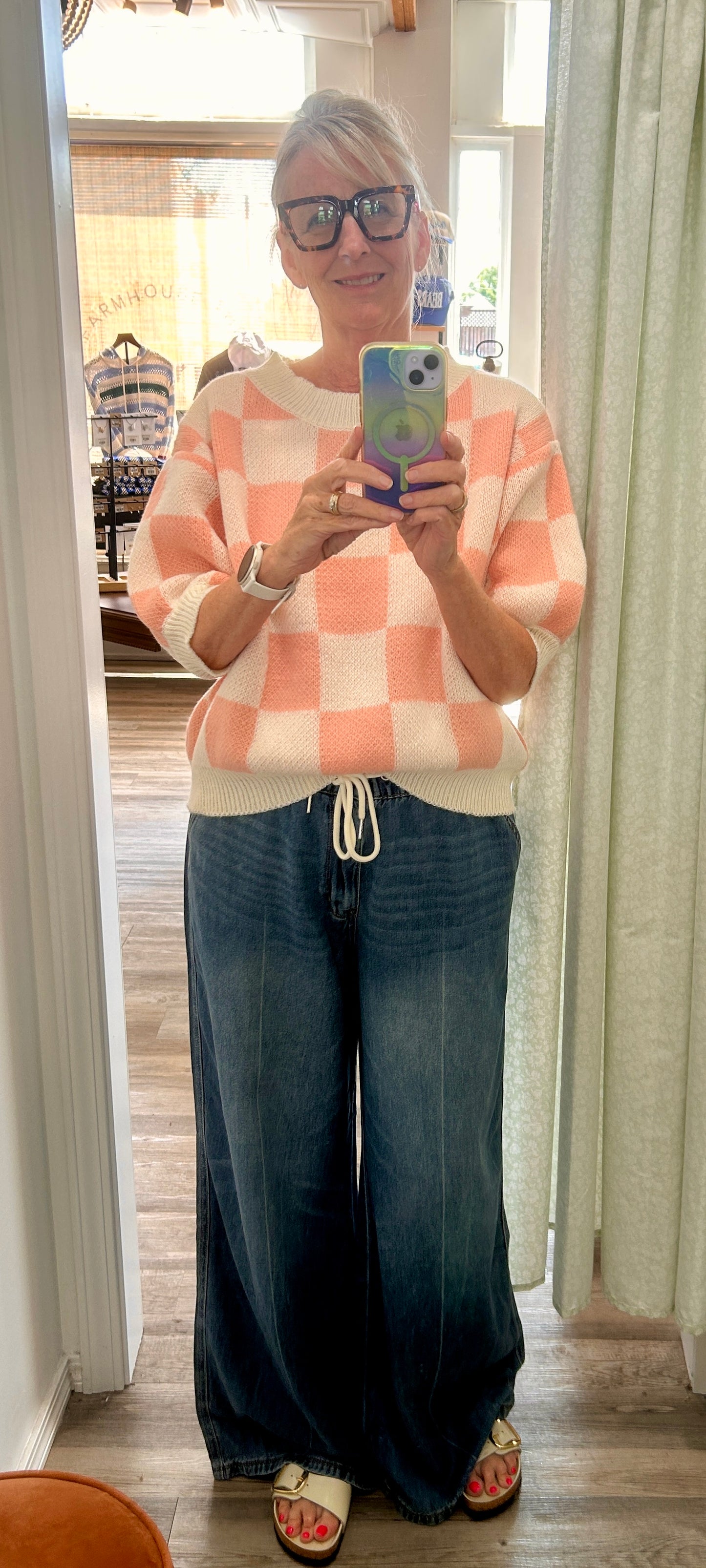 Checkered Sweater