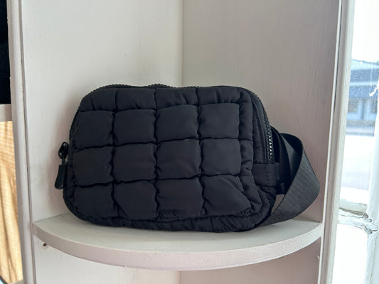 Puffer Quilted Sling Bag