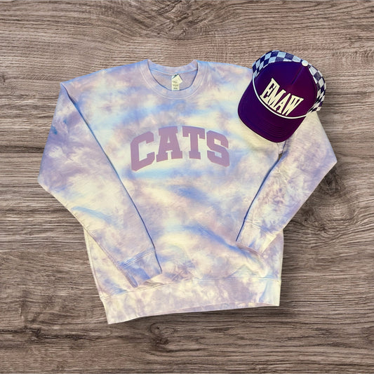 CATS Tie Dye Sweatshirt
