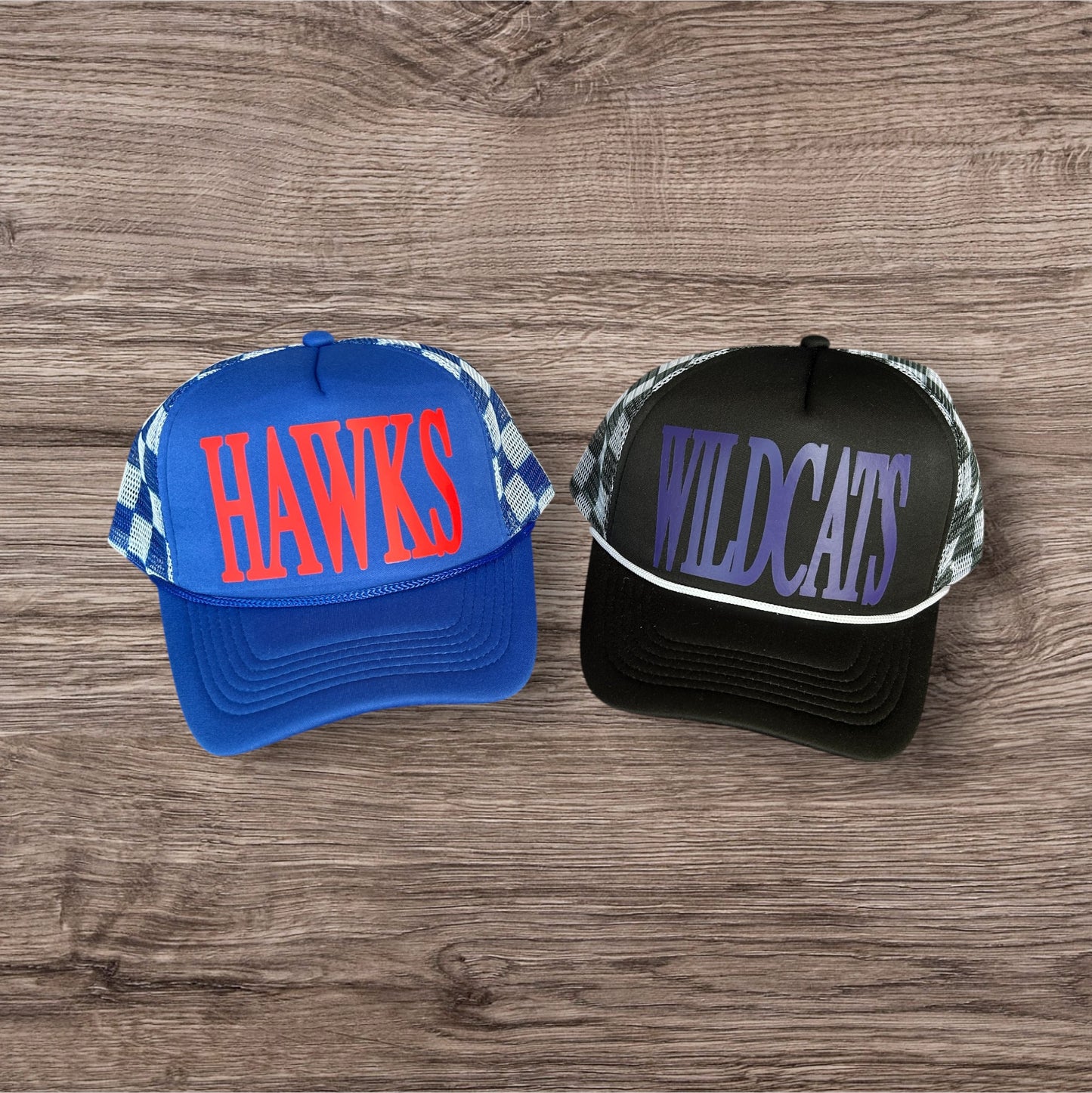 College Checkered Hat