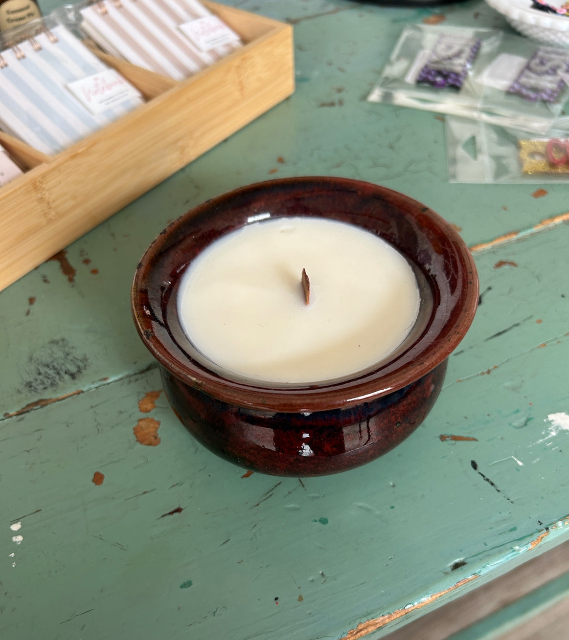 CC's Candle Brown Crock