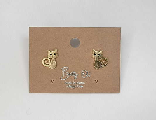 Mini Cat Post Earrings