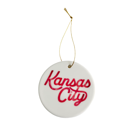 Kansas City Script Ornament