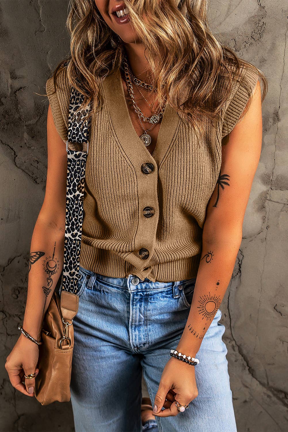 V Neck Sweater Vest