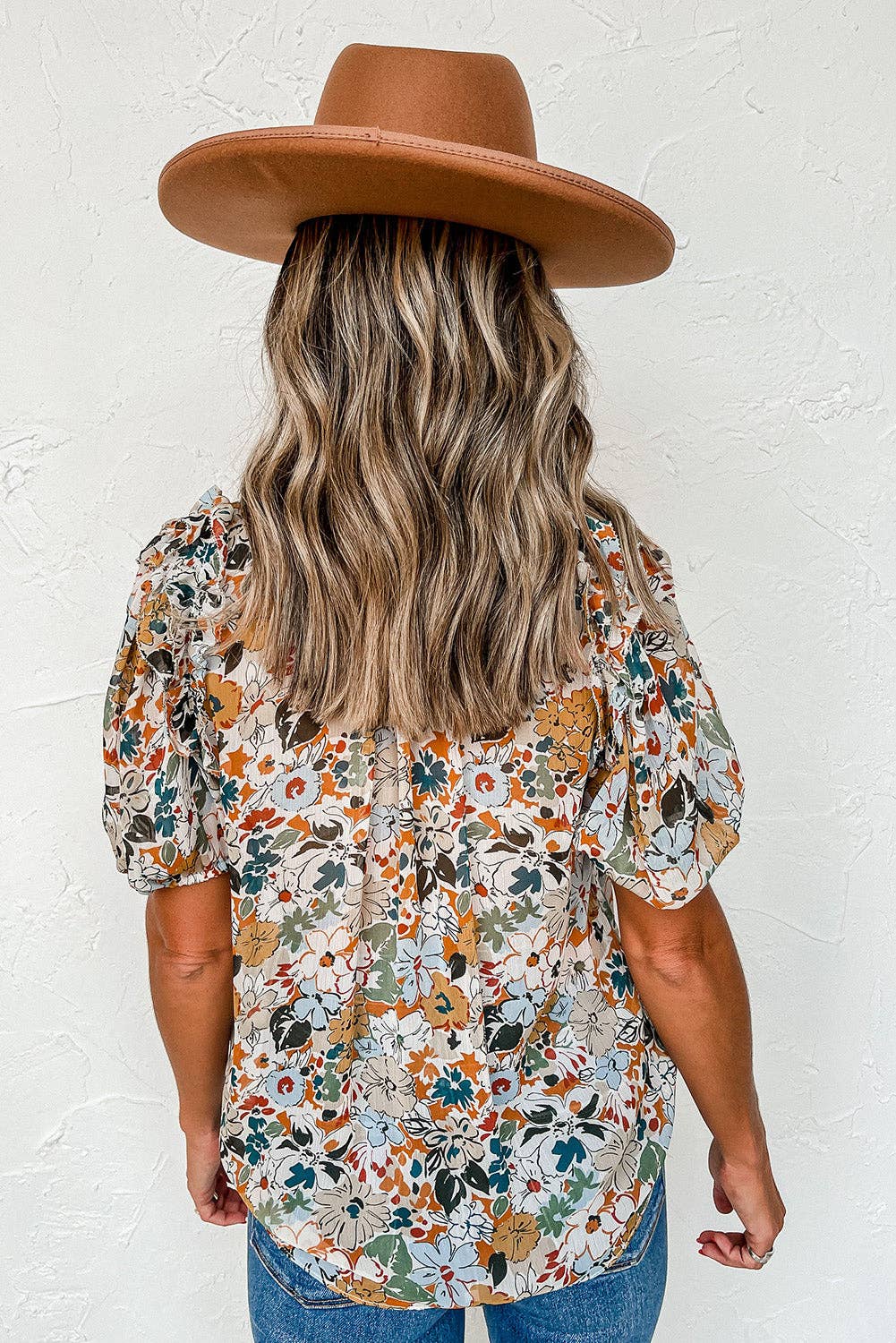 Flower Print Blouse
