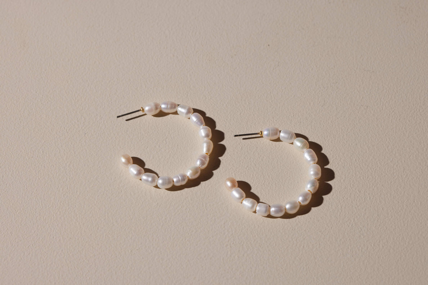Pearl Hoops