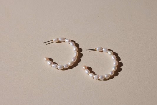 Pearl Hoops
