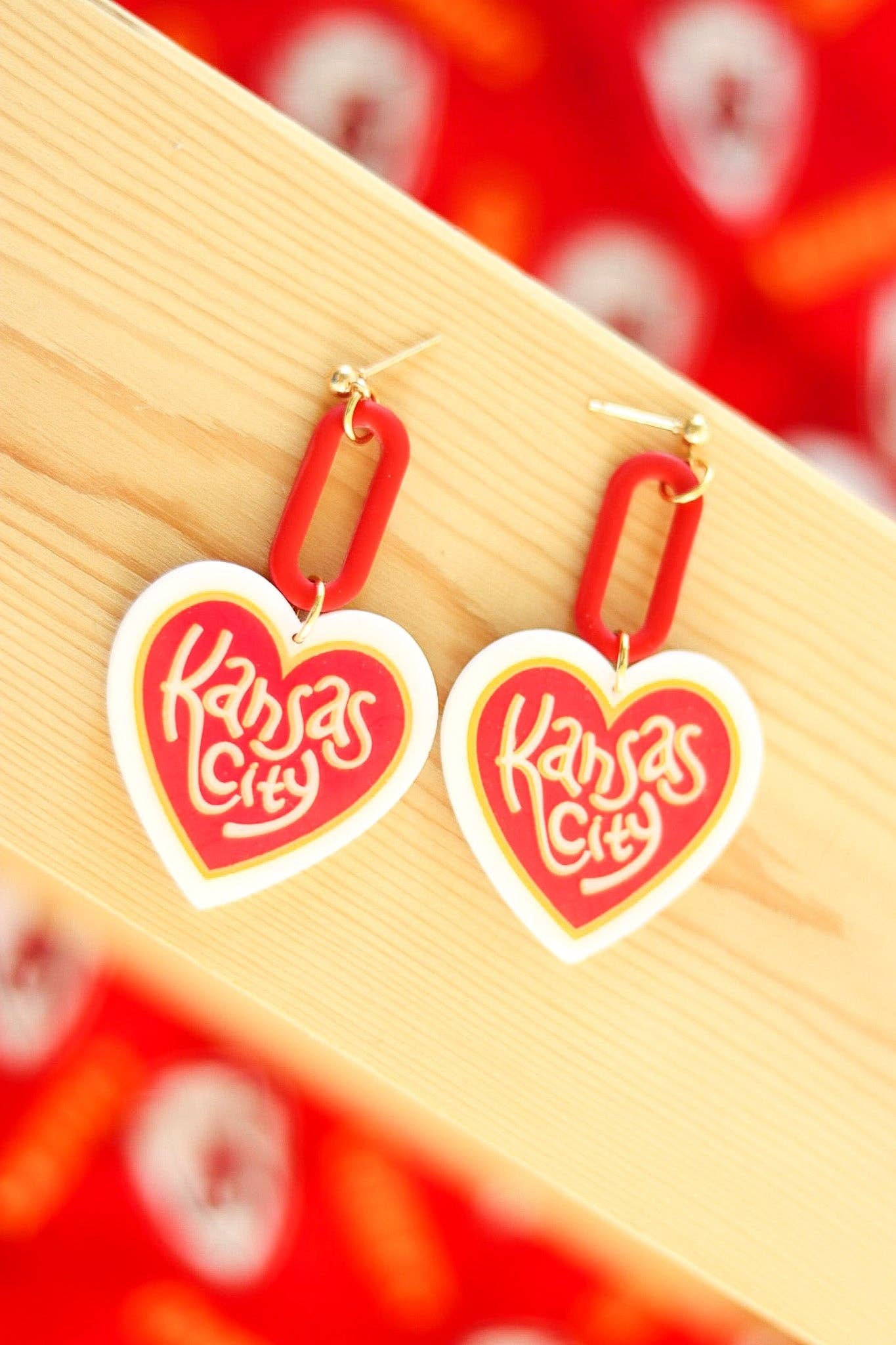 KC Heart Earrings