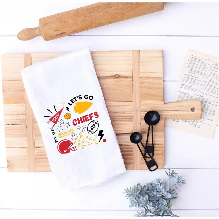 KC Chiefs Tea Towels