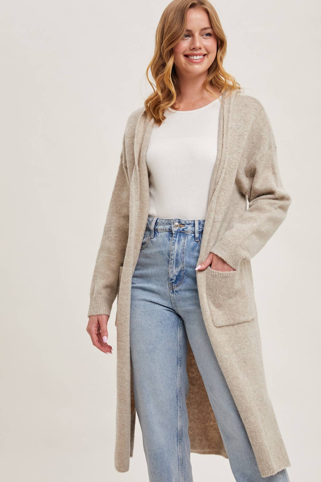 LONGLINE CARDIGAN